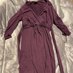 Motherhood purple dress size small